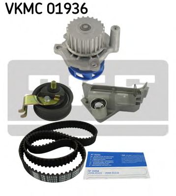 VKMC 01936 SKF - Насос охолоджуючої рідини + комплект зубчатого ремня1